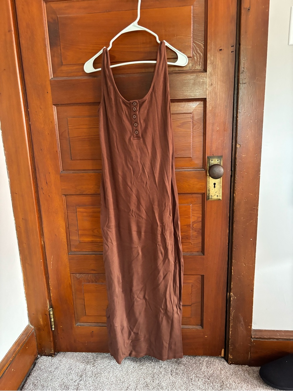 ASOS Brown Maxi Tank Dress